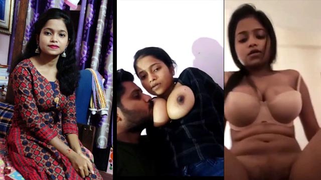 Desi College Girl Boobs Sucked Pressed Giving a Blowjob
